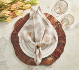 Cedar Placemat in Brown Set of 4 by Kim Seybert at Fig Linens and Home 2