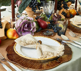 Cedar Placemat in Brown Set of 4 by Kim Seybert at Fig Linens and Home 3