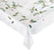 Christmas Carol Tablecloth White, Red & Green | Holiday Table Linens at Fig Linens and Home 1