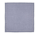 Classic Napkin in Dusty Blue | Set of 4 Napkins by Kim Seybert at Fig Linens and Home View 2