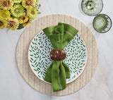 Classic Napkin in Spring Green Set of 4 by Kim Seybert - Lifestyle Photo at Fig Linens and Home
