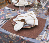 Coil Brown Napkin Ring Detail 5 | Kim Seybert at Fig Linens and Home