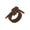 Coil Brown Napkin Ring | Kim Seybert at Fig Linens and Home