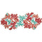 Coral Spray Table Runner in Coral & Turquoise by Kim Seybert at Fig Linens and Home 2