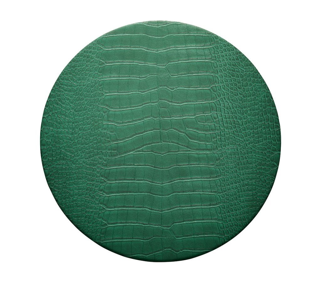 Croco Emerald Placemat | Kim Seybert at Fig Linens and Home