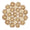 Daisy Placemat in Natural & Ivory by Kim Seybert at Fig Linens and Home