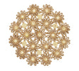 Daisy Placemat in Natural & Ivory by Kim Seybert at Fig Linens and Home