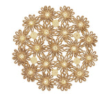 Daisy Placemat in Natural & Ivory by Kim Seybert at Fig Linens and Home
