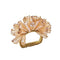 Dazzle Napkin Ring in Champagne by Kim Seybert at Fig Linens and Home