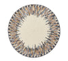 Diadem Placemat in Ivory & Blue, Set of 2 Kim Seybert at Fig Linens and Home