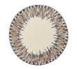 Diadem Placemat in Ivory & Blue, Set of 2 Kim Seybert at Fig Linens and Home