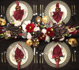 Dip Dye Napkin in Berry & Plum Set of 4 by Kim Seybert 5