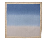 Dip Dye Napkin in Blue & Gray Set of 4 by Kim Seybert Blue/Gray 21"L x 21"W x 0.1"H Napkin - Set of 4 at FIG LINENS AND HOME 3