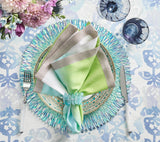 Dip Dye Napkin in Blue & Green Set of 4 by Kim Seybert - Lifestyle View 4