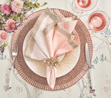 Dip Dye Napkin in Blush & Gold Set of 4 by Kim Seybert 1