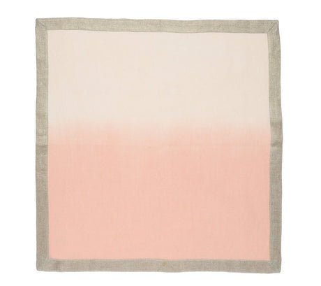 Dip Dye Napkin in Blush & Gold Set of 4 by Kim Seybert 2