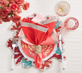 Dip Dye Napkin in Coral & Salmon Set of 4 by Kim Seybert 7