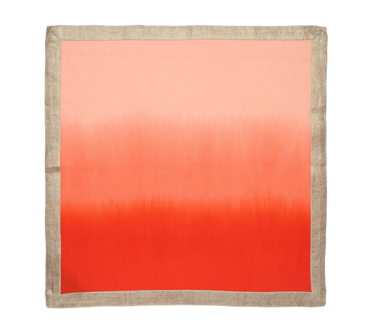 Dip Dye Napkin in Coral & Salmon Set of 4 by Kim Seybert 2