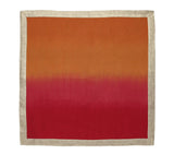 Dip Dye Napkin in Cranberry & Orange Set of 4 by Kim Seybert 2