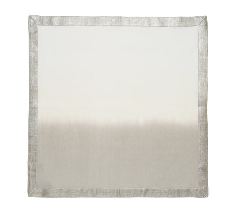 Dip Dye Napkin in Gray & Silver Set of 4 by Kim Seybert 2