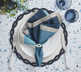 Dip Dye Napkin in Navy & Blue Set of 4 by Kim Seybert 3