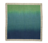 Dip Dye Napkin in Navy & Green Set of 4 by Kim Seybert Navy/Green 21"L x 21"W x 0.1"H Napkin - Set of 4 at FIG LINENS AND HOME 2
