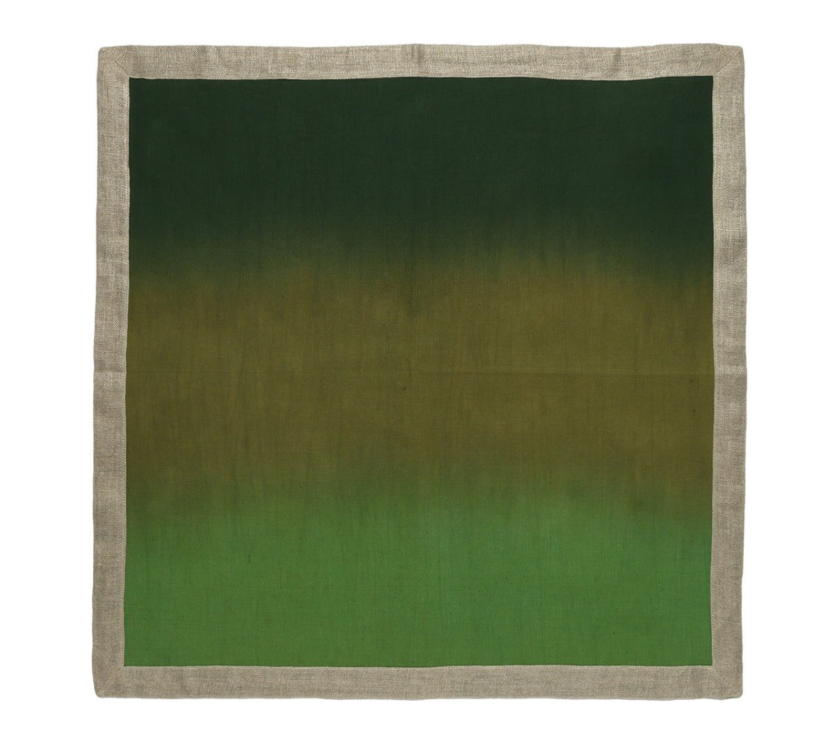 Dip Dye Napkin in Olive & Green Set of 4 by Kim Seybert 2