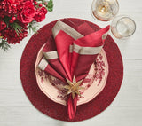 Dip Dye Napkin in Red & Burgundy Set of 4 by Kim Seybert 1