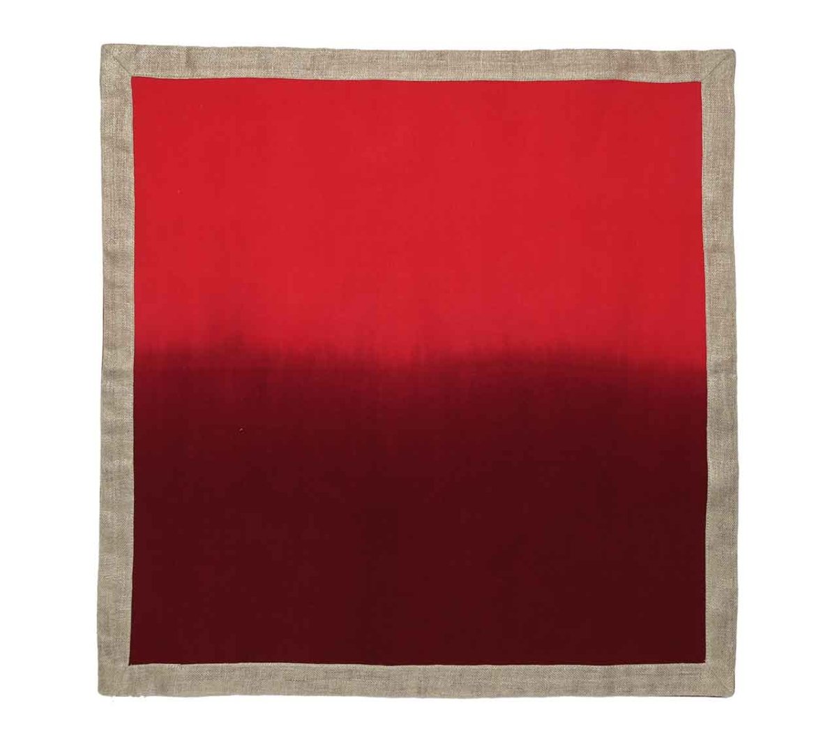 Dip Dye Napkin in Red & Burgundy Set of 4 by Kim Seybert 2