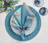 Dip Dye Napkin in Sky & Blue Set of 4 by Kim Seybert 3