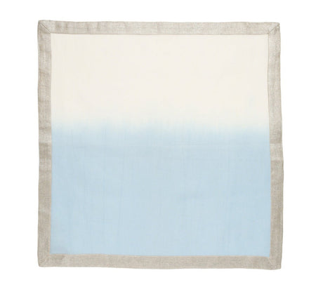 Dip Dye Napkin in White & Periwinkle Set of 4 by Kim Seybert 2