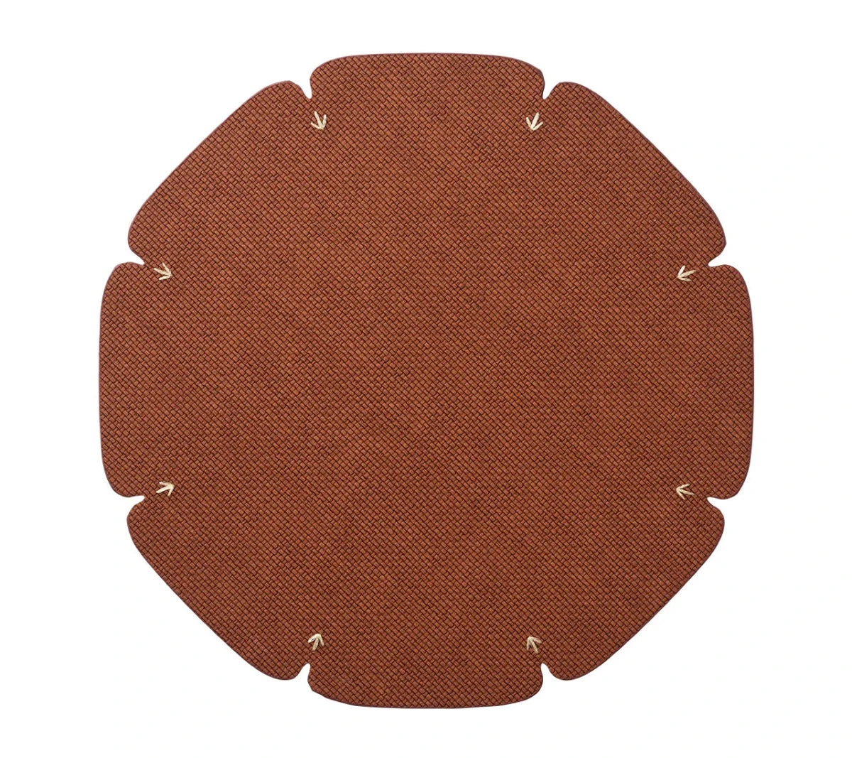 Divot Brown Placemat | Kim Seybert at Fig Linens and Home