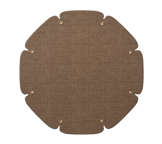 Divot Umber Placemat | Kim Seybert at Fig Linens and Home