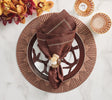 Dream Weaver Placemat in Brown, Set of 4 Kim Seybert at Fig Linens and Home 6