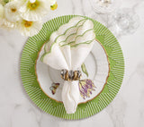 Dream Weaver Placemats in Green  | Kim Seybert Table Linens at Fig Linens and Home 5