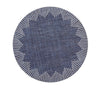 Dreamweaver Placemat in Navy & White, Set of 4 Kim Seybert | Table Linens at Fig Linens and Home 1