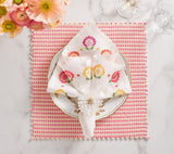 Duet Placemats in Blush & Pink Set of 4 by Kim Seybert at Fig Linens and Home - View 28