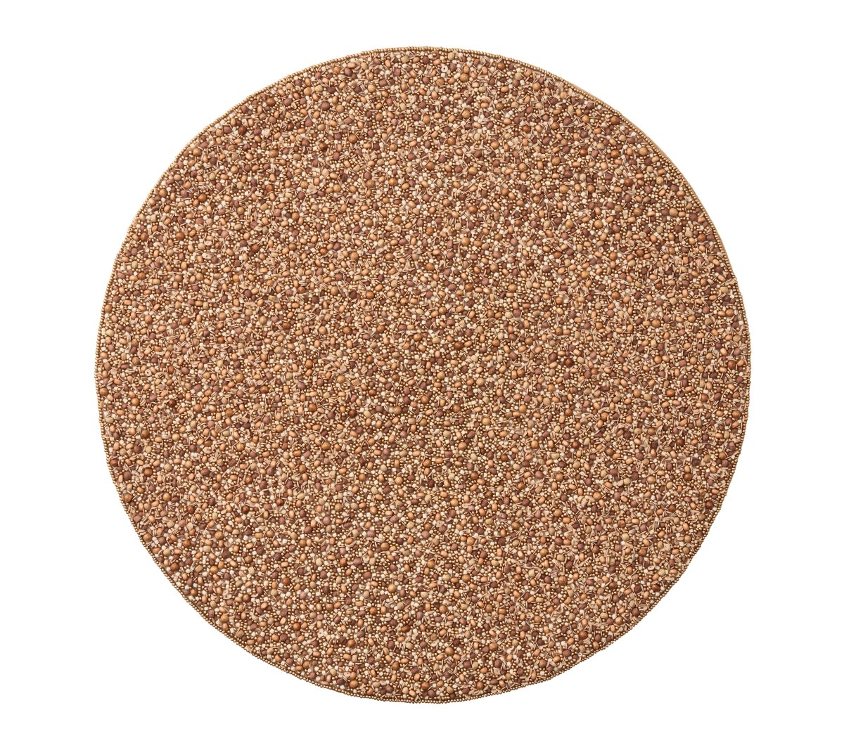 Emberfall Placemat in Natural & Brown, Set of 2 Kim Seybert at Fig Linens and Home