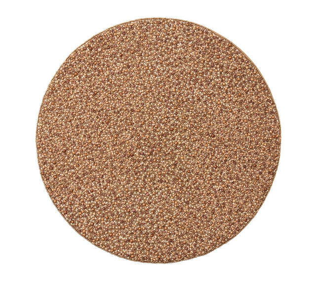 Emberfall Placemat in Natural & Brown, Set of 2 Kim Seybert at Fig Linens and Home