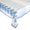 Filigree Tablecloth in White & Blue by Kim Seybert at Fig Linens and Home - Table View