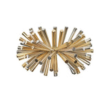 Fringe Napkin Ring in Gold & Silver Set of 4 by Kim Seybert at Fig Linens and Home - Lifestyle 5