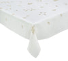 Gilded Breeze White/Gold/Silver Table Cloth | Kim Seybert at Fig Linens and Home