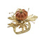 Gilded Gourd Napkin Ring in Multi, Set of 4 Kim Seybert at Fig Linens and Home