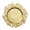 Gilded Leaves Charger in Gold by Kim Seybert at Fig Linens and Home