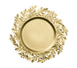 Gilded Leaves Charger in Gold by Kim Seybert at Fig Linens and Home
