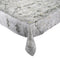 Giverny Tablecloth in Natural & Gray Kim Seybert Natural/Gray 21"L x 21"W x 0.1"H at FIG LINENS AND HOME 1