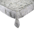 Giverny Tablecloth in Natural & Gray Kim Seybert Natural/Gray 21"L x 21"W x 0.1"H at FIG LINENS AND HOME 1