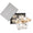Glasswing Napkin Ring in Champagne & Crystal, Set of 4 in a Gift Box Kim Seybert at Fig Linens and Home 2