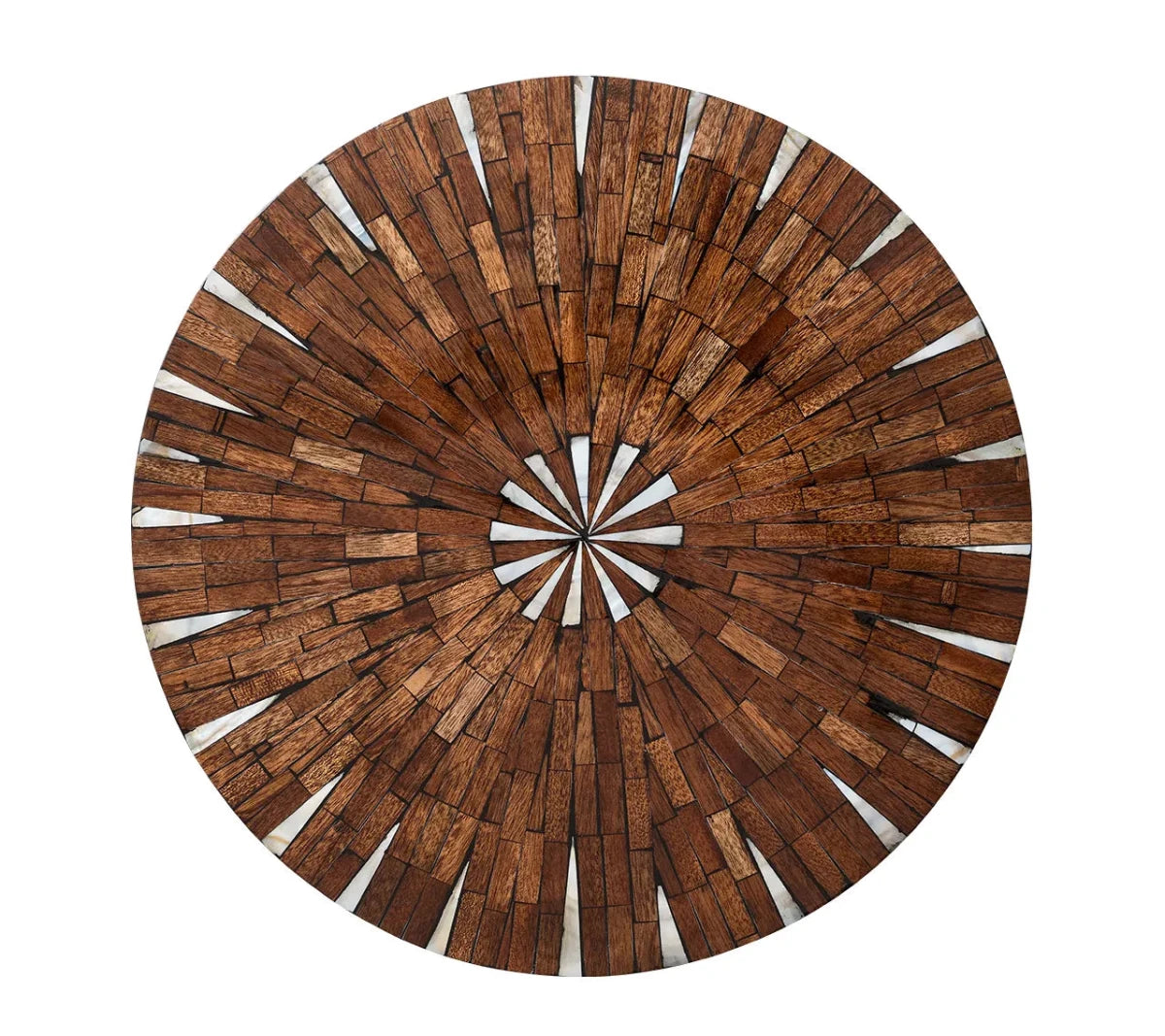 Halo Brown/White Placemat | Kim Seybert at Fig Linens and Home