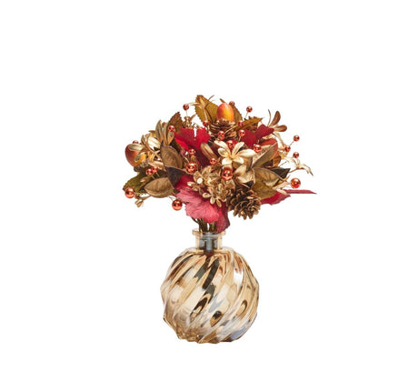 Harvest Floral Bouquet, 9" Kim Seybert